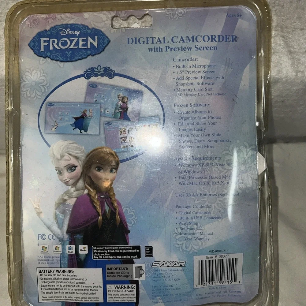Sakar - Disney Frozen Digital Camcorder w/ 1.5